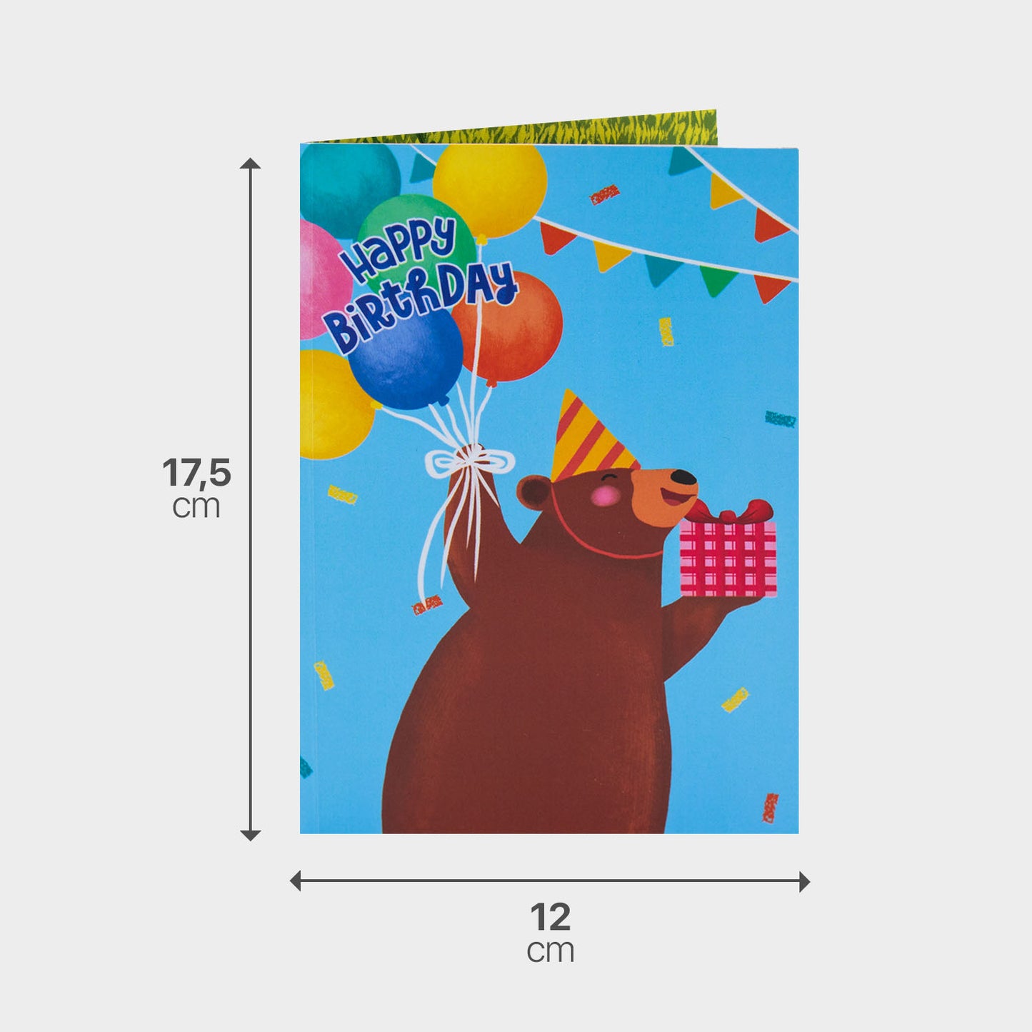 Teddybär mit Geschenken - Pop-Up Karte
